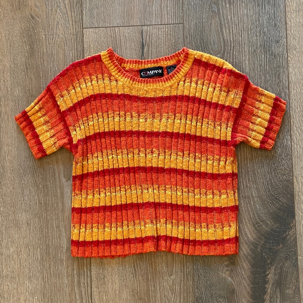 Ellen Tracy Vibrant Striped Sweater